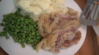 Bacon and Onion Steamed Suet Pudding