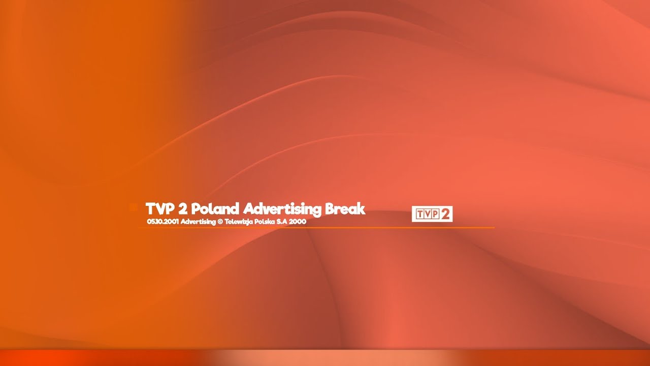 TVP 2 Poland 🇵🇱 Advertising Break 05.10.2001 - 5th October 2001