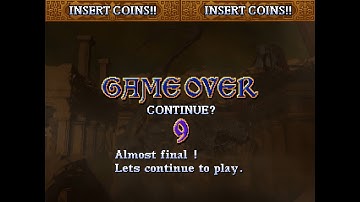 Sol Divide: Sword of Darkness - Continue and Game Over Screen