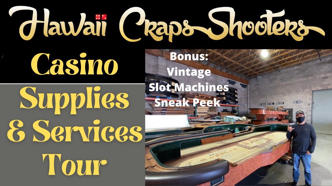 Casino Supplies and Services Tour w/ a Bonus Sneak Peak of Rare Vintage