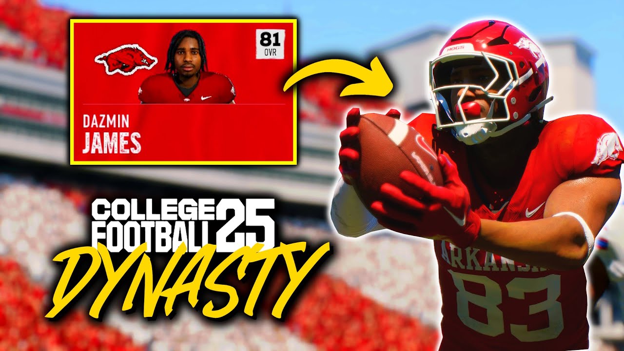 A New Star Emerges | College Football 25 Arkansas Dynasty - YouTube