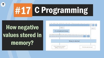 How negative values stored in variable