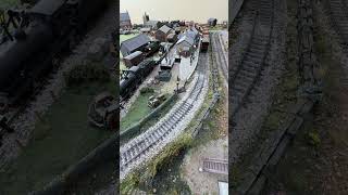 5444 Tender First passes through the Victorian station.