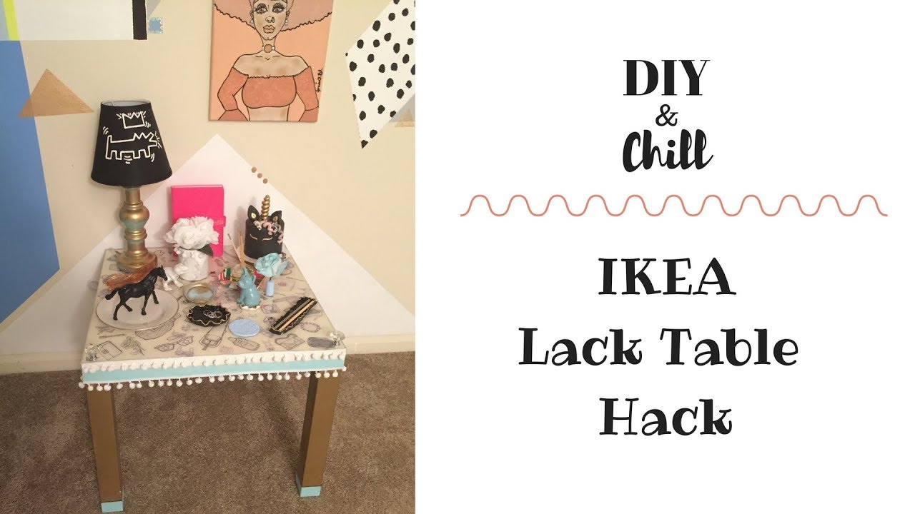 DIY IKEA Lack Table Hack LIKE A BOSS - YouTube