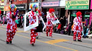 The 113th annual toronto santa claus parade in ontario canada . part 1
