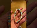 Orange and blue bracelet beads diyjewelry claybead colorfulbeads smallbusiness preppy