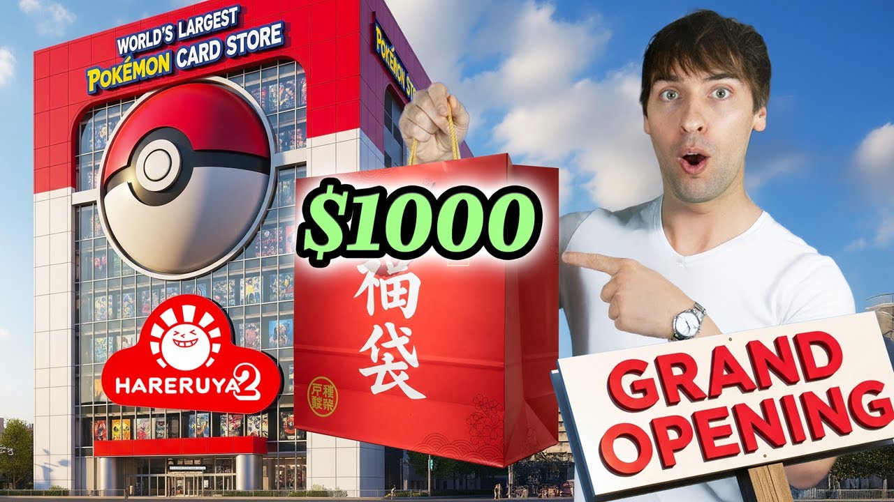 Я потратил 1000 долларов в крупнейшем в Японии магазине коллекционных карточек покемонов.