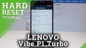 HARD RESET LENOVO Vibe P1 Turbo - Restore Defaults in LENOVO
