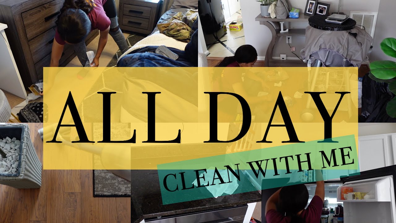 ALL DAY CLEAN WITH ME - YouTube