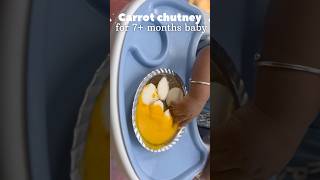 Carrot chutney 🥕😋perfect side dish dosa&amp;idli #healthyfood #food #babyfood #cooking #recipe #new