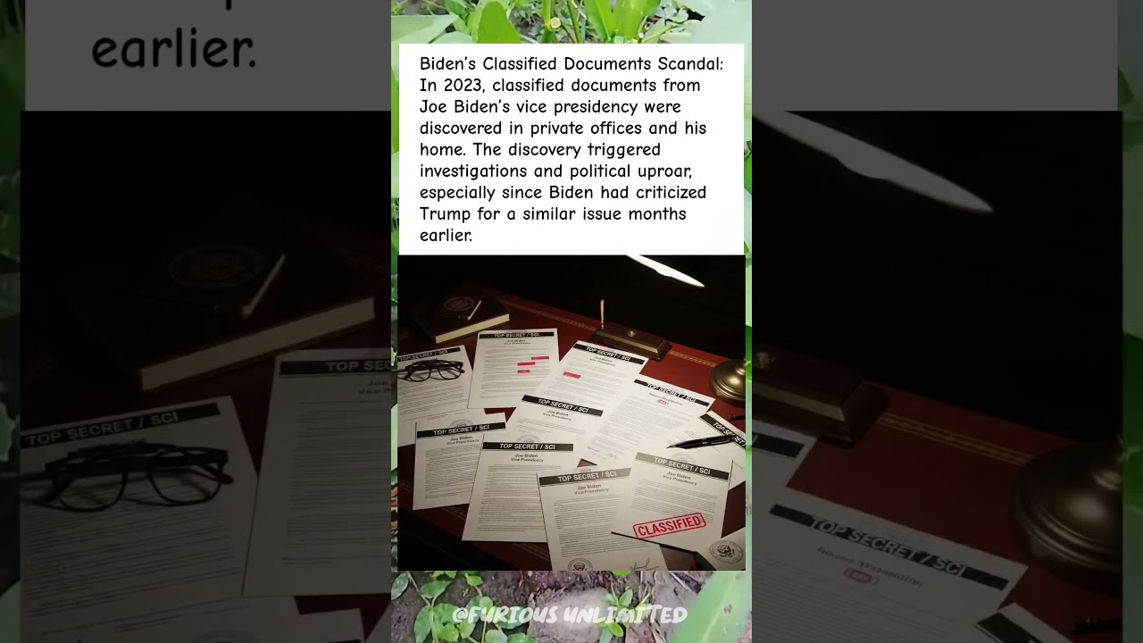 Did you know about Biden’s Classified Documents Scandal?