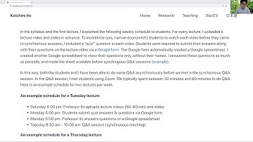 Tips for Online Teaching | A Hybrid Model of Synchronous and Asynchronous Teaching
