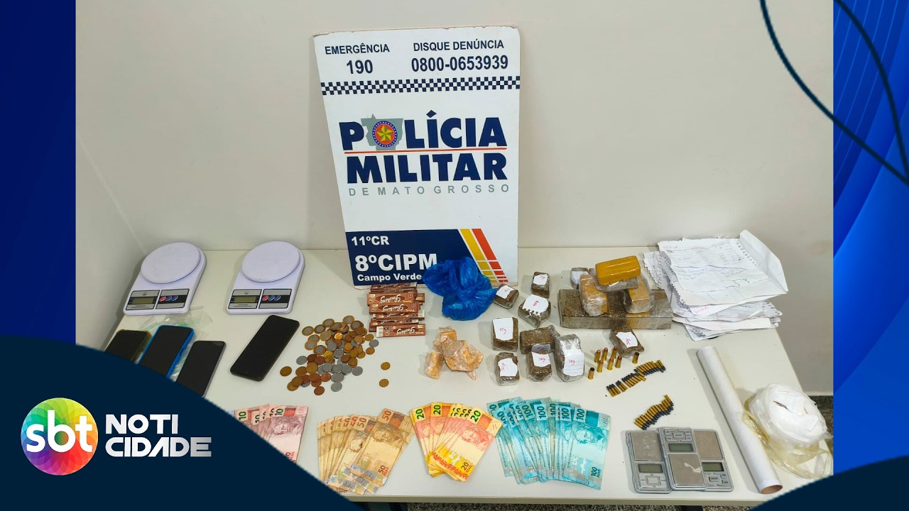 POLÍCIA MILITAR COMBATE O TRÁFICO EM CAMPO VERDE