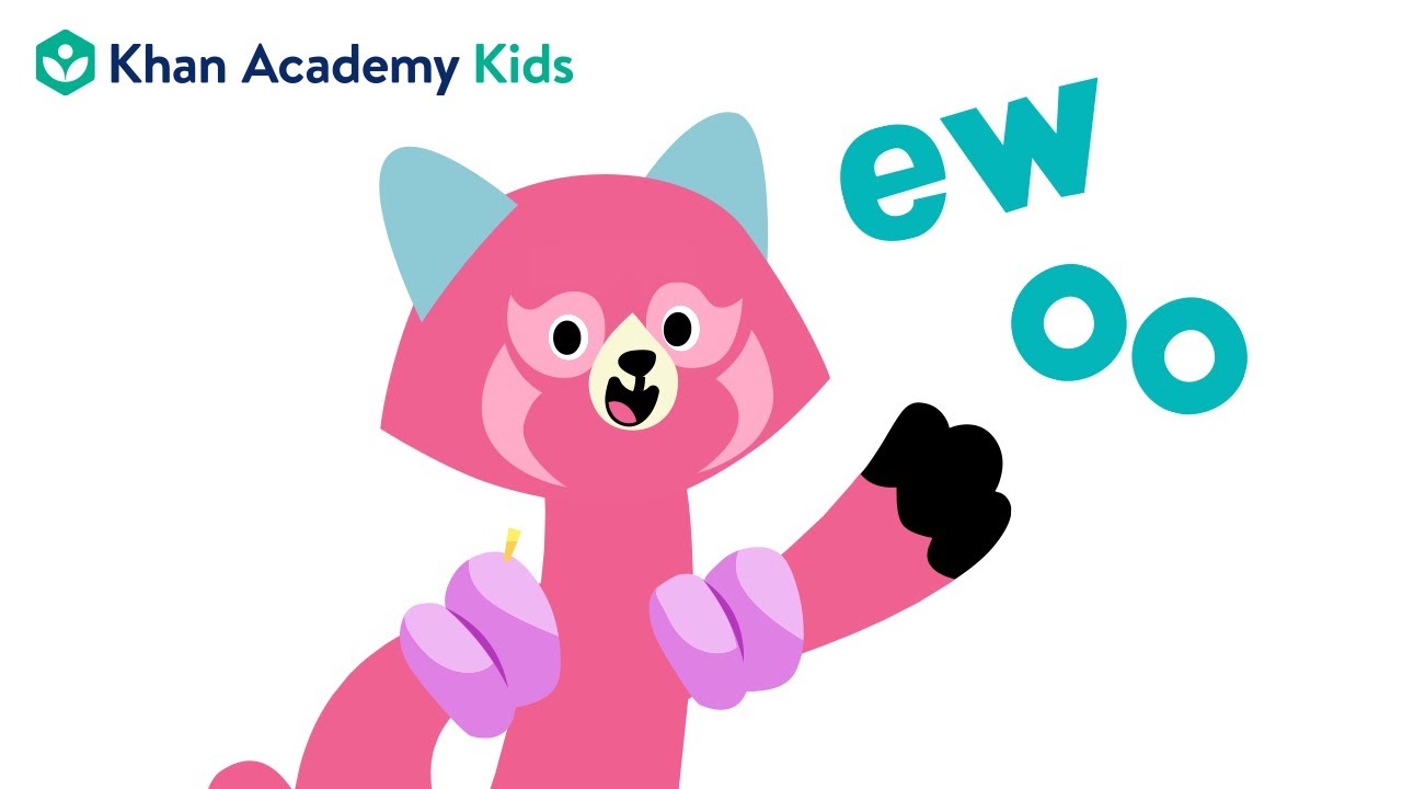 Words with -ew and -oo | Vowel Teams | Learn to Read with Khan Academy Kids