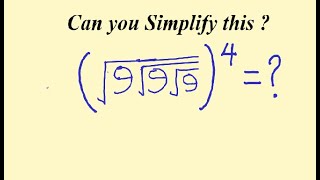 A Nice Nested Radical Expression Simplification | Maths Olympiad