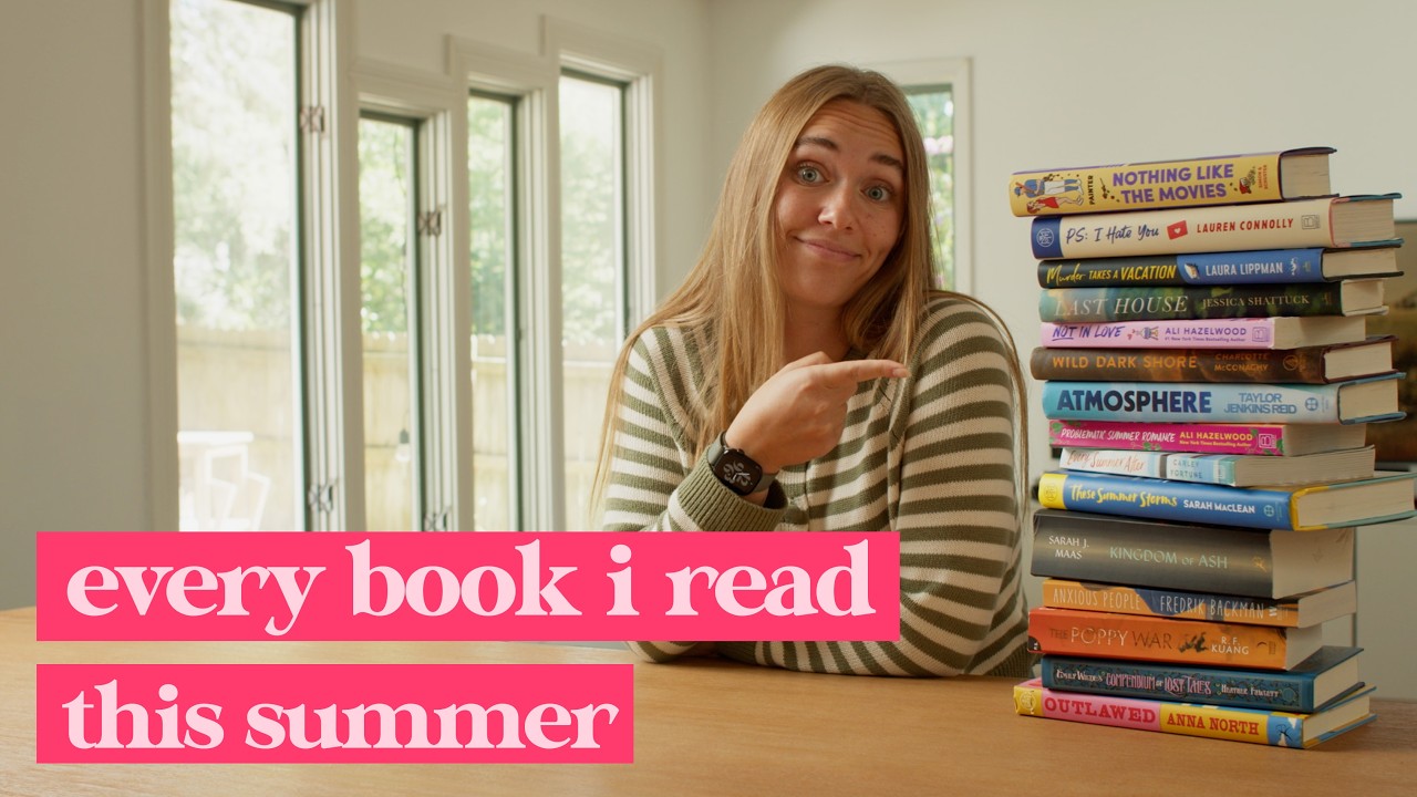 the summer i read 17 books ☀️🍉 (HUGE reading wrap up) - YouTube