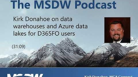 Data warehouses and Azure data lakes for Microsoft Dynamics 365 for Finance and Operations users...