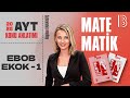 3) AYT Matematik - EBOB -  EKOK 1 - Nagihan DAMARGÜÇ - 2026