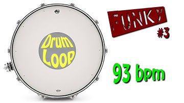 Funky Drum Loop #3 - 93 bpm