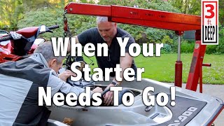 How To Replace A Sea Doo Jet Ski Personal Watercraft Starter Motor