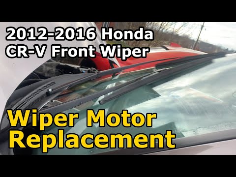 2012-2016 Honda CR-V 프론트 와이퍼 모터 교체 방법 FIX 느린 CRV 와이퍼 수리