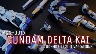 HG Gundam Delta Kai | MSN-001X | Mobile Suit Gundam Unicorn MSV | ASMR Speed Build