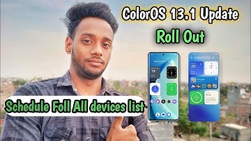 ColorOS 13.1 Update Roll Out for these Devices | ColorOS 13.1 Roll out For Oppo devices