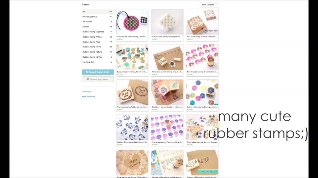 My name is nico. 【Japanese Rubber Stamps】