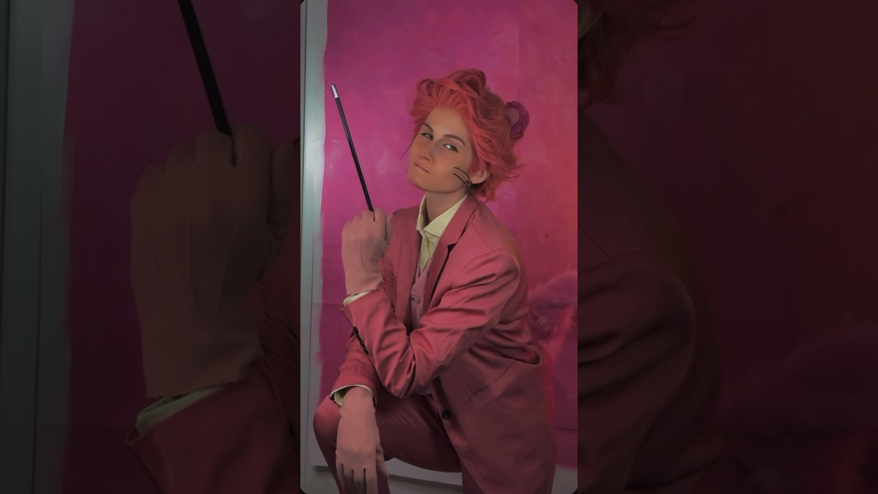 I prefer the 1964 version of the Pink Panther 😋  #cosplay #pinkpanther