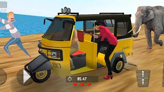 ✅Offroad Tourist Tuk Tuk Games -auto Rickshaw Racing Texi Car-3D Games 2022-Android gameplay screenshot 4