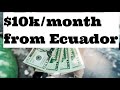 My SIMPLE PLAN to make $10k/month PASSIVE INCOME while living in Ecuador(NO ONLINE JOB, NO TEACHING)