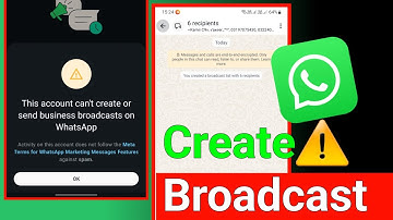 Fix WhatsApp Business Broadcast Problem | Can’t Create or Send Business Broadcasts Solution 2025