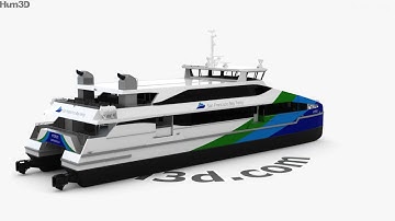 Hydrus catamaran 3D model by 3DModels.org