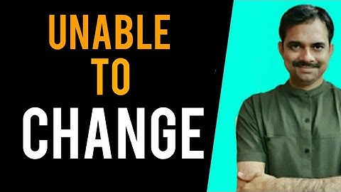 Why you are unable to change|| Ashish Shukla || Deep knowledge