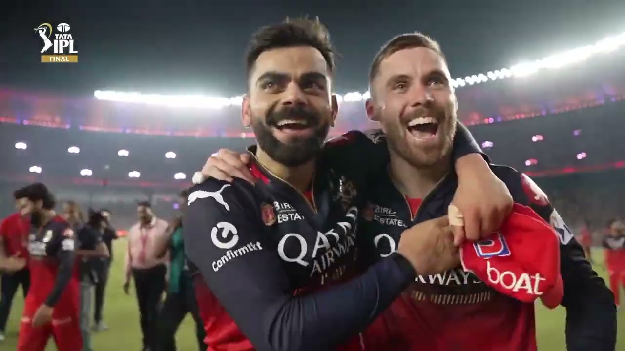 RCB 1st IPL Tittle Winning Moment