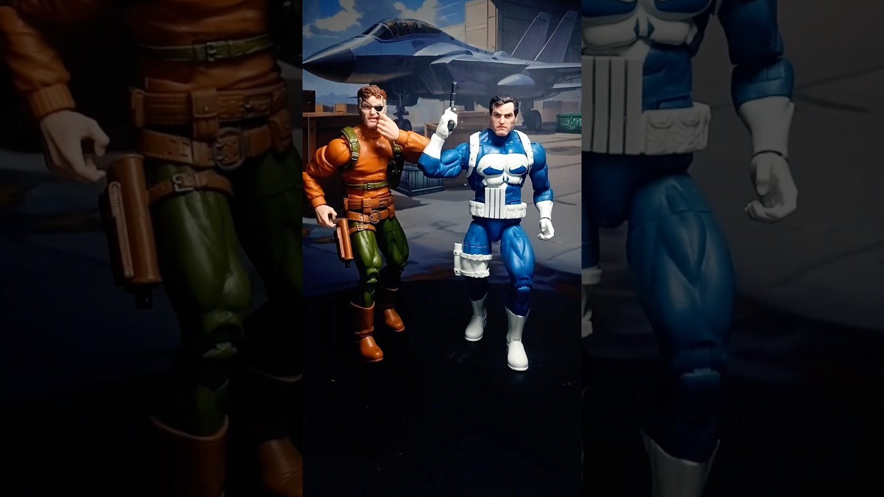 The Punisher & Nick Fury Marvel Legends Gamerverse 2 Pack The Punisher Arcade Game 