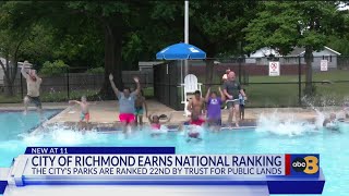 Richmond ranked 22nd among U.S. cities for best parks by national nonprofit