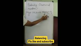 balancing chemical equationsshorts shortvideo shortsyoutube