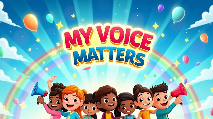 🎤 My Voice Matters 🗣️ | A Confidence-Boosting Kids' Song! 🎶✨