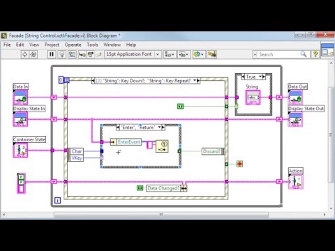 LabVIEW: masking keyboard input using an XControl - YouTube