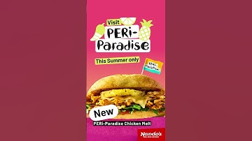 PERi-Paradise Chicken Melt - Welcome to PERi-Paradise. #nandos #nandosusa #periparadise