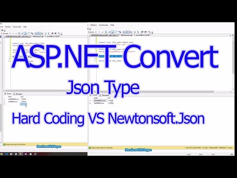 ASP.Net Convert Json To Datatable ระหว่าง Newtonsoft.Json VS Hard Coding