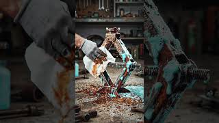 Rusted Vintage Car Jack Restored To Polished Steel On Garage Floor! The Reveal Is INSANE! ✨🚗🔧