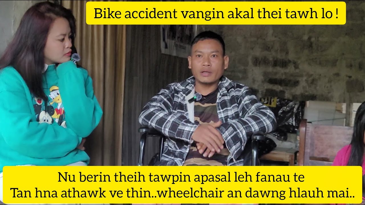 Wheelchair leh pawisa fai kan va hlan..😇