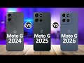 Moto G 2026 VS Moto G 2025 VS Moto G 2024