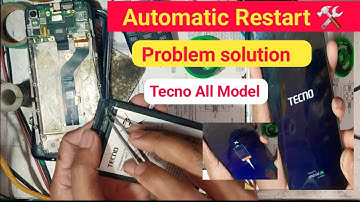 Tecno Automatic Restart Solution 🤔 Tecno ke5 auto restart problem | tecno ke5 auto on off problem