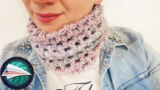 Simple Loop Scarf for the Spring! Kids &amp; Adults | Crocheting for Beginners