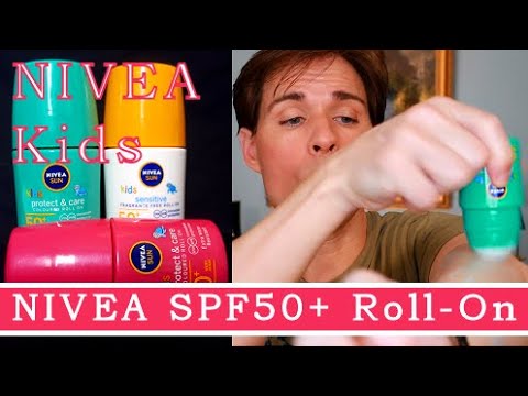 Verlenen tekort Leven van NIVEA SUN KIDS, SPF 50+ ROLL-ON REVIEW AND TRY ON - YouTube