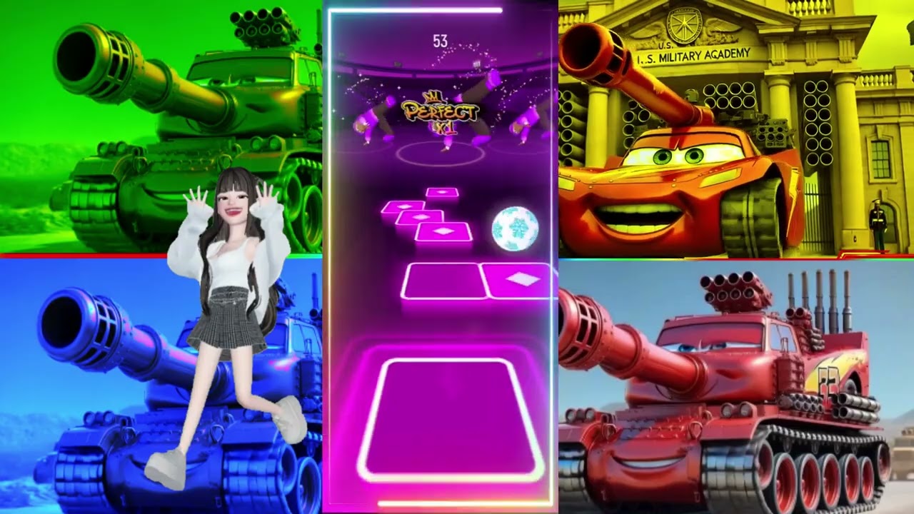 🚜💥MCQUEEN TANK 🎶 Coffin Dance Song