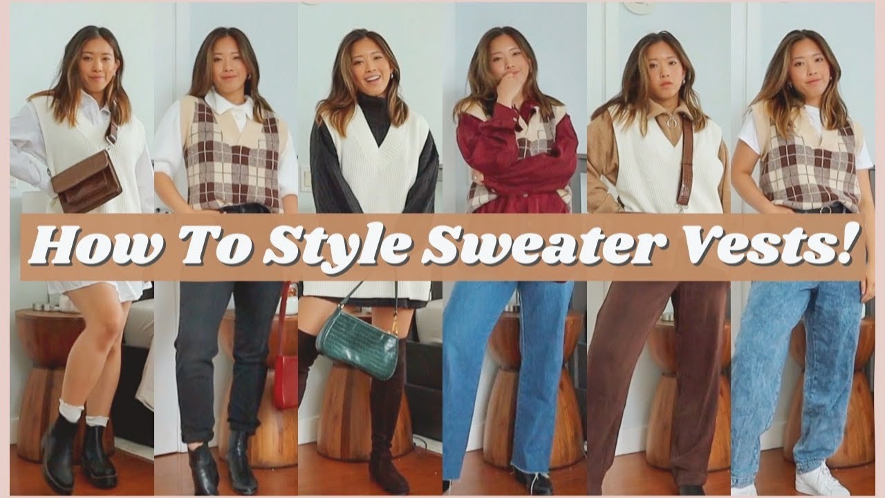 How to Style a Sweater Vest - Chic Sweater Vest Outfit from